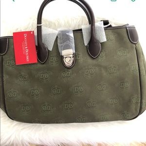 Army green Dooney and Bourke bag